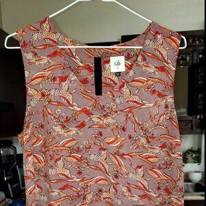Sleeveless floral top - Medium